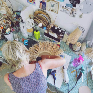 Ghislaine à l'atelier